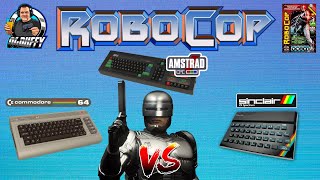 Sinclair ZX Spectrum VS Commodore 64 VS Amstrad CPC ROBOCOP comparison