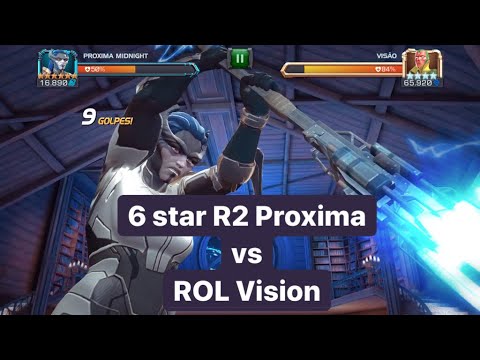6 star R2 Proxima vs ROL Vision [MCOC]