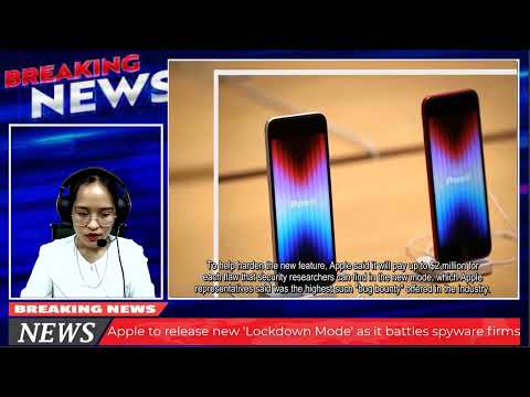Breaking News :Apple to release new 'Lockdown Mode' as it battles spyware firms