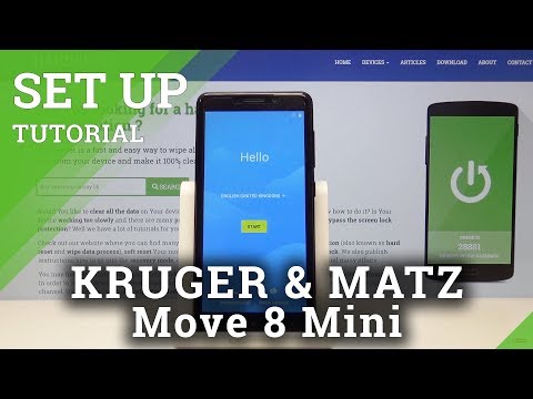 How to Activate Kruger & Matz Move 8 Mini - Initialization Setup Process