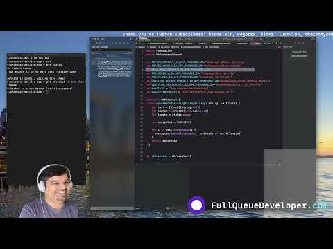 Live-Coding in Swift & Xcode. Working on my app & having a good time thumbnail