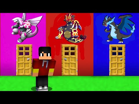 Pixelmon Minecraft: Choose the Wrong POKEMON Door? | You Won't Believe What Happens! Part 2