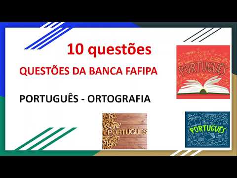 10 questões de concurso - banca FAFIPA - Português #2