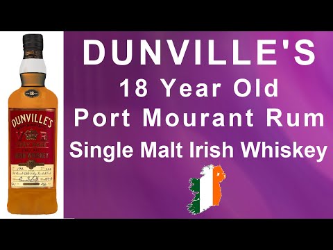 Dunville's VR 18 year old Port Mourant Rum Single Malt Irish Whiskey Review #346 from WhiskyJason