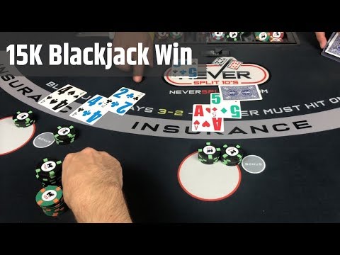 $15,000 Blackjack Win - Comments and Strategy