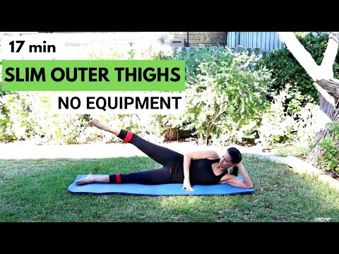17 Min Outer Thigh Workout | No Equipment | Extreme Thigh Slimming | Highly Effective Pilates Barre