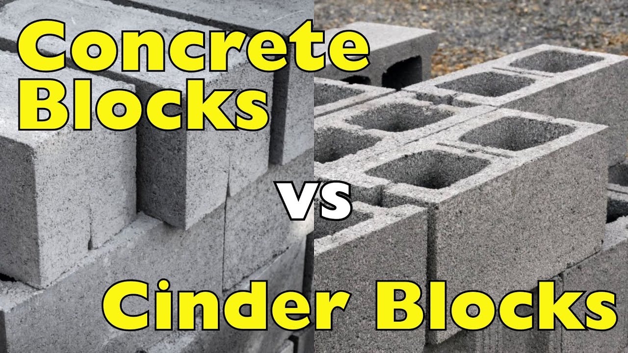 Concrete Blocks vs. Cinder Blocks: What's the Difference?