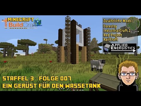 Let´s Play Buildcraft [HD+] S03E007 - Ein Gerüst für den Wassertank