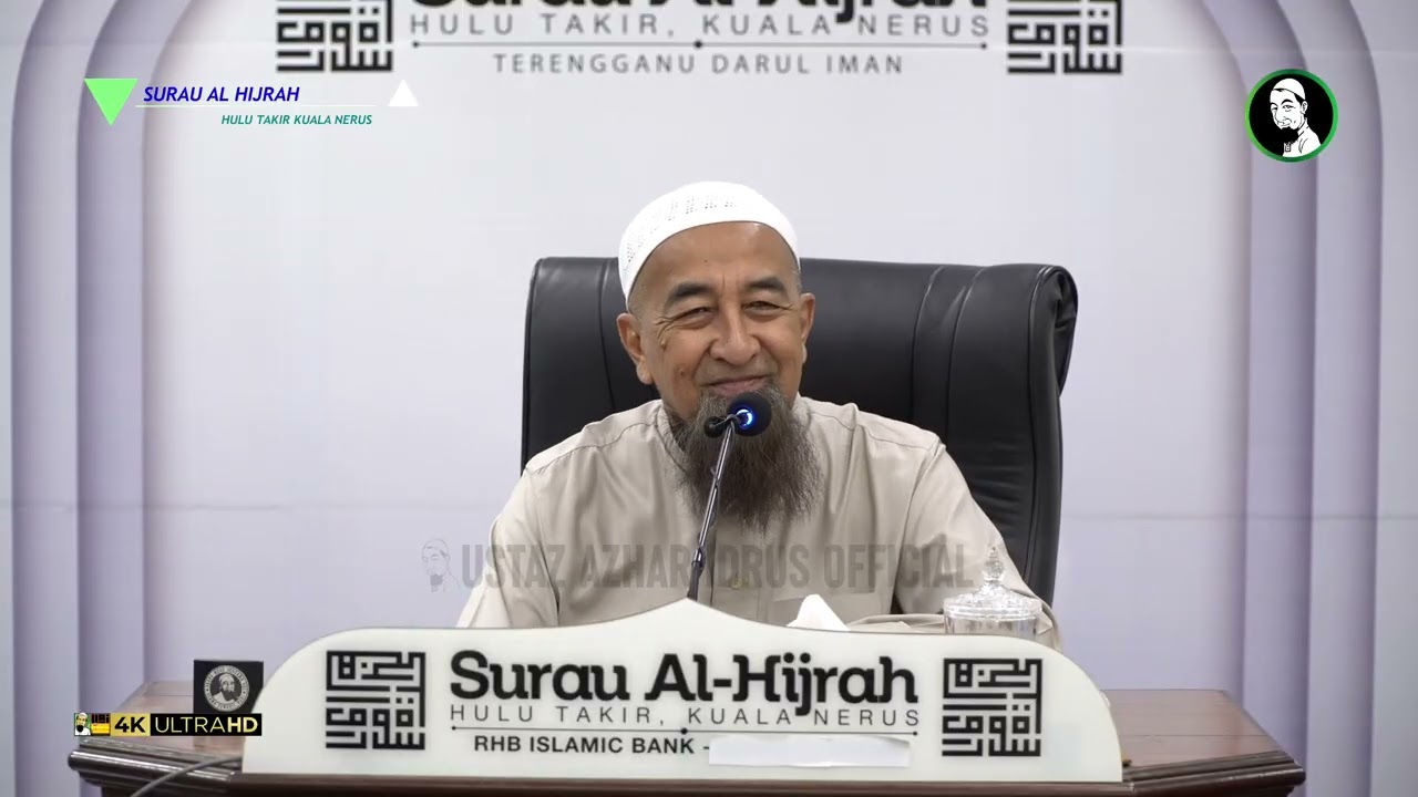 Hukum Isteri Arwah Ke Masjid Tempat Diuruskan Jenazah Suami - Ustaz Azhar Idrus
