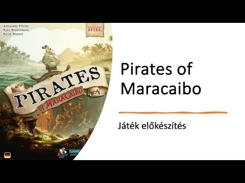 Pirates of Maracaibo - Játék előkészítés - Robert SoloPlay
