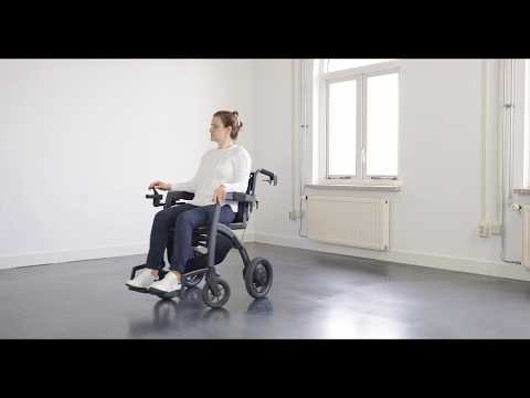 Rollz Motion Electric - 3-in-1 rollator walker, transport chair and electric wheelchair demo