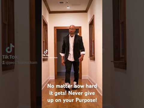No matter how hard it gets! Never give up on your Purpose! #motivation #success #purpose