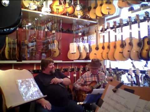 Björn Karlsson, munspel & Rolf Jardemark, gitarr på No1 Guitarshop I
