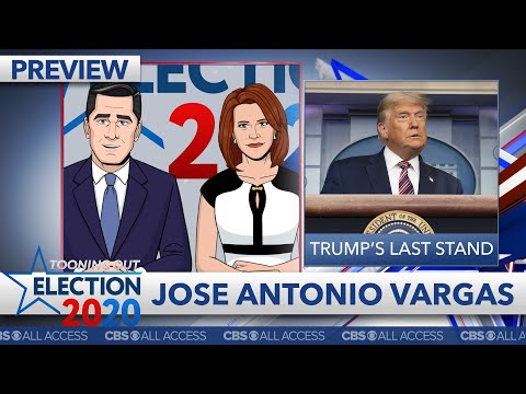 託尼出局大選2020小組。特朗普絕望的最後立場 (Tooning Out Election 2020 Panel: Trump's desperate last stand)