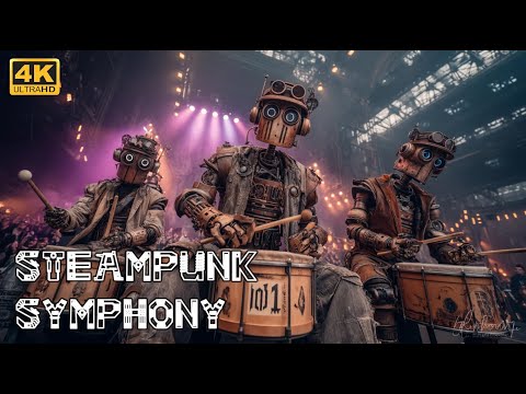STEAMPUNK SYMPHONY: AI Music Video Automatons & Orchestral Hybrid AI Art Film, AI Generated Video