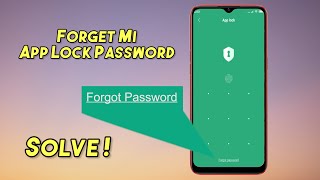 Forget Redmi Note 8 App Lock Password | Unlock App Lock password without Reset