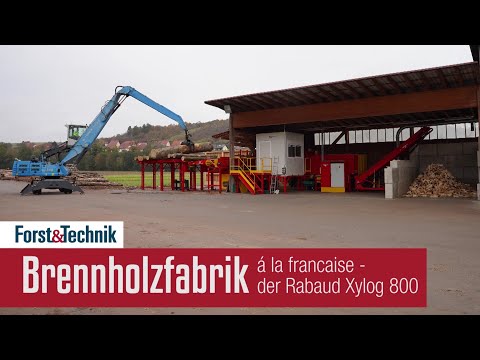 Rabaud Xylog 800 - Brennholzfabrik á la francaise