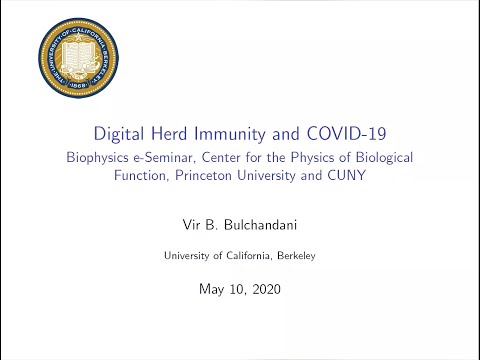 Digital Herd Immunity and COVID-19