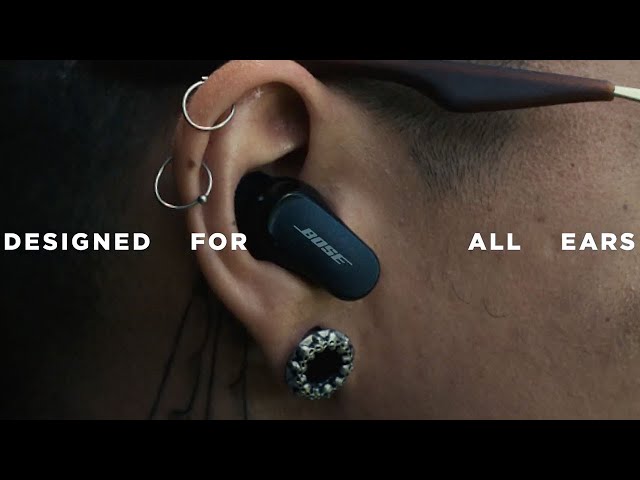 Video teaser for Bose QuietComfort® Earbuds II