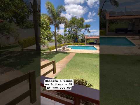 Chácara a venda no interior de São Paulo / 1.5km da Castelo Branco - Boituva - SP / Documentação OK