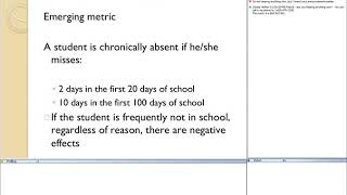 Reducing Chronic Absenteeism