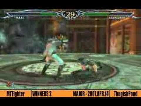Soul Calibur 3: 04/14/07 W2 MTFighter vs ThugishPond
