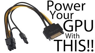 No Power Supply Cable For Your Graphics Card? No Problem!