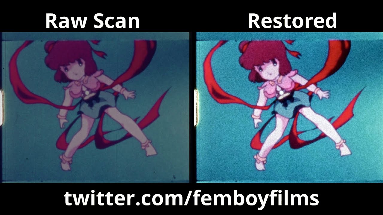 DAICON III Omake Raw VS Restoration [8mm Comparison - Not Final]