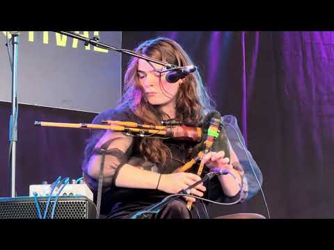 Brighde Chaimbeul, end of set, Sidmouth Folk Festival, 05/08/2025