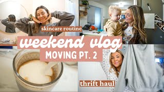 COZY WEEKEND VLOG🥰🍂..packing, thrift haul and family time
