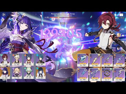 2.7 Abyss - F2P Heizou National & Raiden Hypercarry Destroy Spiral Abyss Floor 12 - Genshin Impact