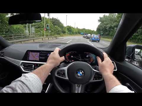 Thumbnail for BMW 320i M Sport POV Test Drive on Motorway/Highway Roads - London, England by BMW 3/20, BMW 320, BMW, Car