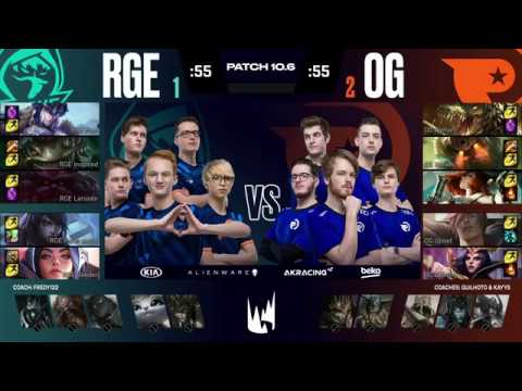 OG vs RGE Highlights All Games- LEC Spring 2020 Playoffs Round 2 - Origen vs Rogue