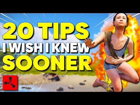 20 Tips I WISH I KNEW SOONER in Rust | Ultimate Rust Beginner Guide.