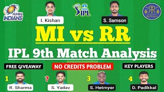MI vs RR Dream11 Team | MI vs RR Dream11 Prediction | IPL 2022 Match | MI vs RR Dream11 Today