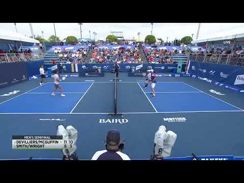 Baird Wealth Management Open Mens Doubles Semi Final - Mcguffin/Devilliers Vs Wright/Smith