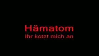 Hämatom - Ihr kotzt mich an