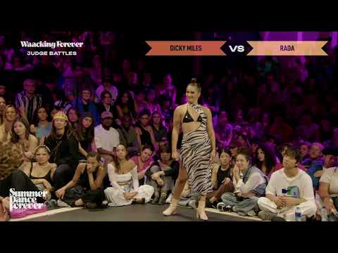 Dicky Miles vs Rada JUDGE BATTLE Waacking Forever | Summer Dance Forever 2024