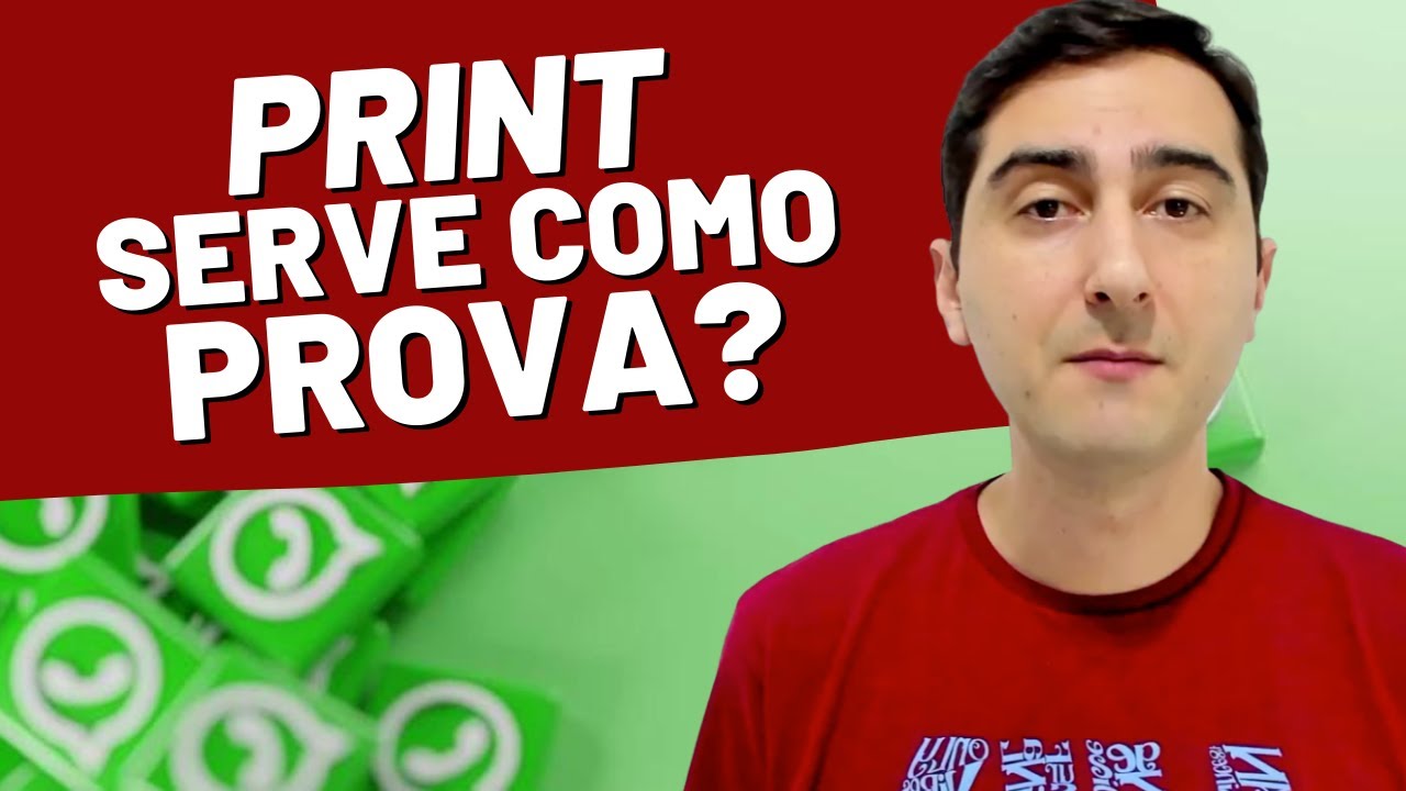 Print de WhatsApp é prova de CRIME?