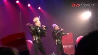 Jedward - Waterline - Eurovision Song Contest - Ireland 2012 - From EIC Dancefloor