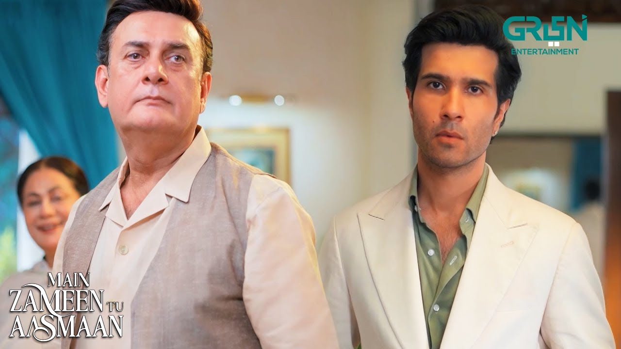 Shazil Aur Hooram Ke Abba Aamnay Samnay | Main Zameen Tu Aasmaan | Feroze Khan - Hiba Bukhari