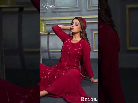 Kanasu Erica Georgette Wholesale Readymade Suits Catalog – product video thumbnail