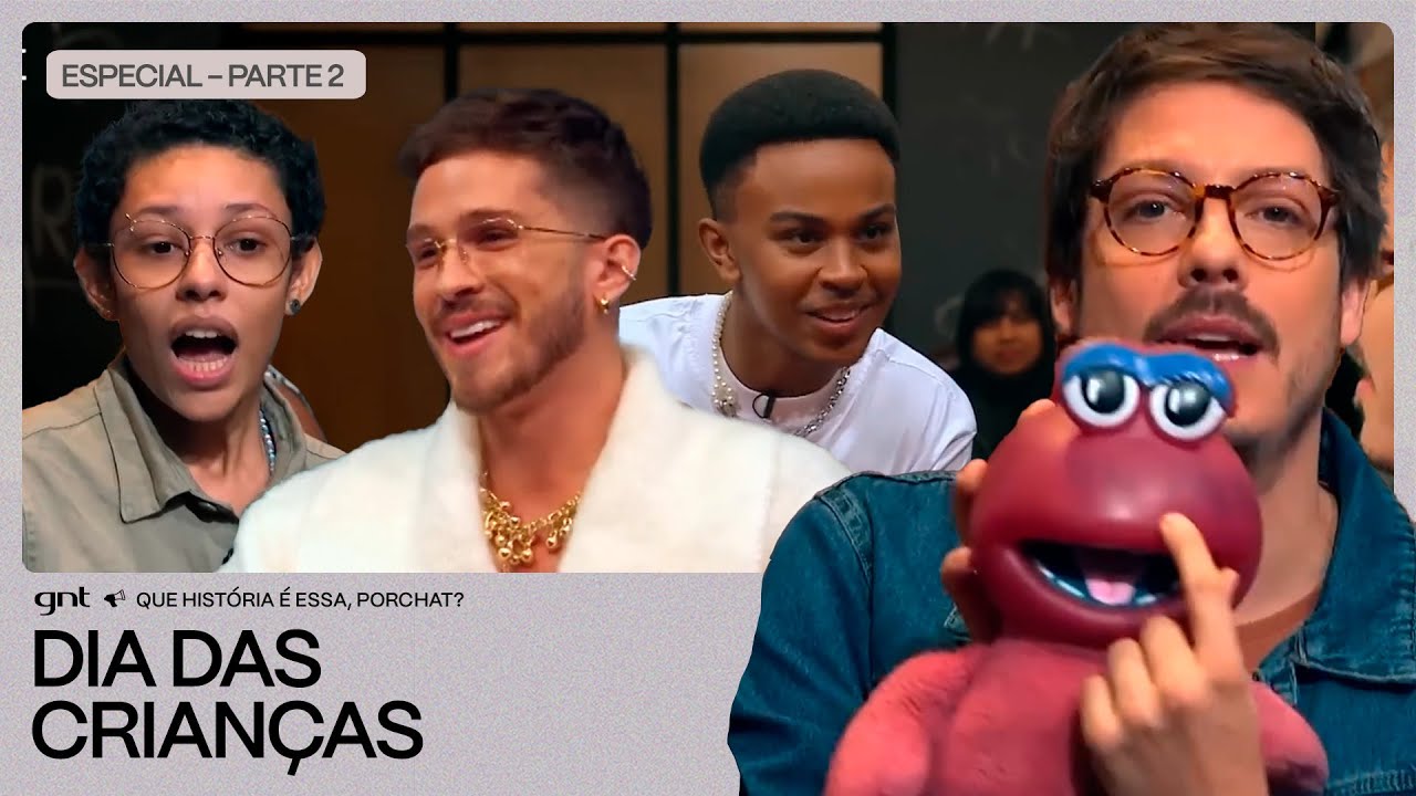 ESPECIAL CRIANÇAS: João Guilherme, Izabela e Jean Paulo! | Parte 2 | Que História É Essa, Porchat?