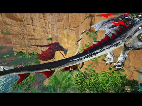 Alpha Wyvern Hunting Crystal Isles Ark