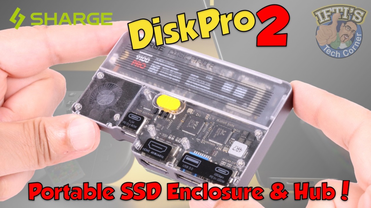 Sharge DiskPro 2 : The Portable SSD Enclosure & Multiport Hub! – REVIEW