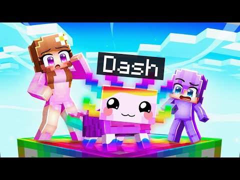 I Pretended to be a BABY AXOLOTL on an OP One Chunk!