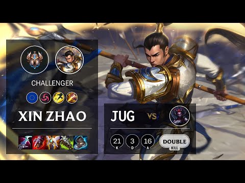 Xin Zhao Jungle vs Elise - EUW Challenger Patch 11.11