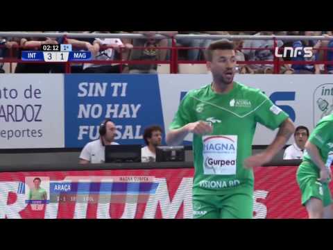 Gol Araça (3-1) en el Movistar Inter - Magna Gurpea. Play Off Semi 1