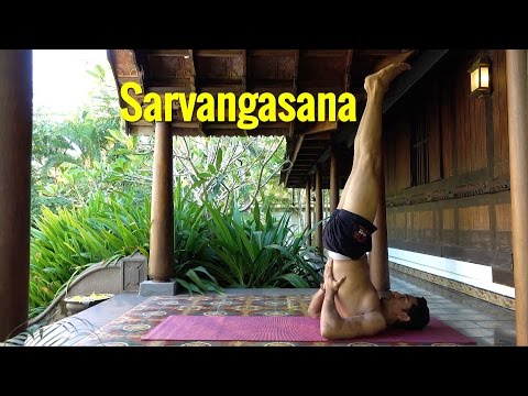 Sarvangasana, The Shoulder Stand in Yoga