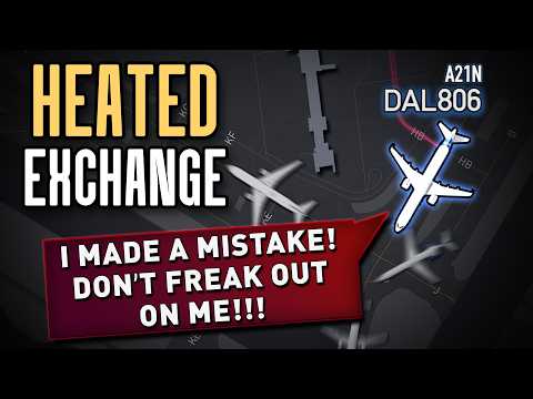 JFK Controller CLASHES With Delta Pilot after taxi Mistake at Kennedy. Real ATC Audio